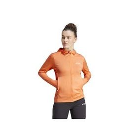 Adidas IQ3729 Turuncu W Terrex XPerior Light Fleece Outdoor Kadın Ceket