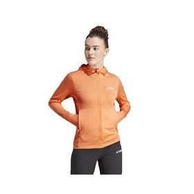 Adidas IQ3729 Turuncu W Terrex XPerior Light Fleece Outdoor Kadın Ceket