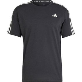 Adidas IQ3834 Own The Run 3 Stripes Siyah Erkek T-Shirt