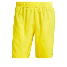 Adidas IR6218 Solid CLX Classic-Length Sarı Erkek Şort Mayo