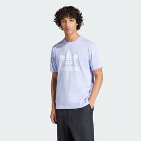 Adidas IR8001 Adicolor Trefoil Mor Erkek T-Shirt