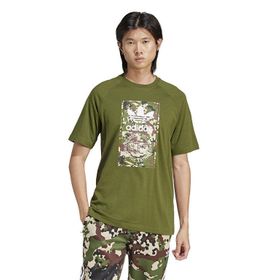 Adidas IS0248 Camo Tongue Tee Günlük Yeşil Erkek T-shirt