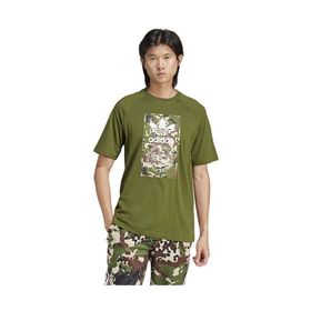Adidas IS0248 Camo Tongue Tee Günlük Yeşil Erkek T-shirt