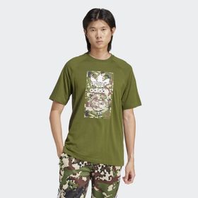 Adidas IS0248 Camo Tongue Tee Günlük Yeşil Erkek T-shirt