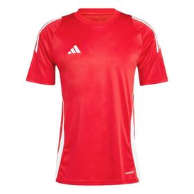 Adidas IS1016 Tiro24 Jsy Kırmızı Futbol Antrenman Erkek T-shirt