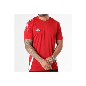 Adidas IS1016 Tiro24 Jsy Kırmızı Futbol Antrenman Erkek T-shirt