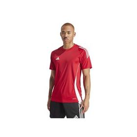 Adidas IS1016 Tiro24 Jsy Kırmızı Futbol Antrenman Erkek T-shirt