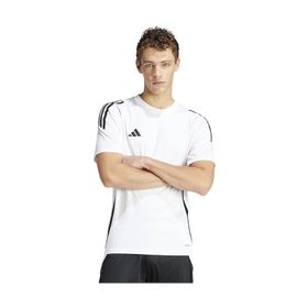 Adidas IS1019 Tiro24 Jsy Beyaz Futbol Antrenman Erkek T-shirt