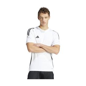 Adidas IS1019 Tiro24 Jsy Beyaz Futbol Antrenman Erkek T-shirt