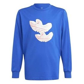 Adidas IS3229 Mavi Longsleeve Günlük Çocuk Sweatshirt