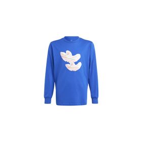 Adidas IS3229 Mavi Longsleeve Günlük Çocuk Sweatshirt