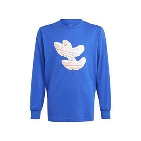 Adidas IS3229 Mavi Longsleeve Günlük Çocuk Sweatshirt