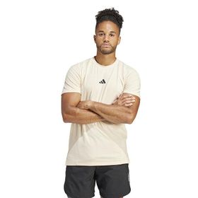 Adidas IS3827 D4T Krem Erkek Antrenman T-shirt