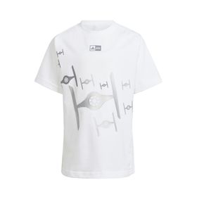 Adidas IS4556 Beyaz X Star Wars ZNE T Günlük Çocuk T-shirt