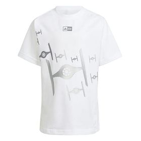 Adidas IS4556 Beyaz X Star Wars ZNE T Günlük Çocuk T-shirt