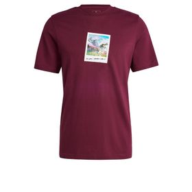 Adidas IS9045 M All Day I Tee Kırmızı Günlük Erkek T-shirt