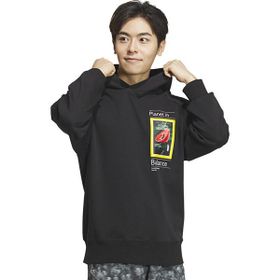 Adidas IS9524 Natgeo Gfx Hdy Siyah Günlük Erkek Sweatshirt