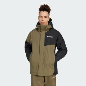 Adidas IT3206 Yeşil Terrex MT 2L INSUL JKT Erkek Outdoor Mont