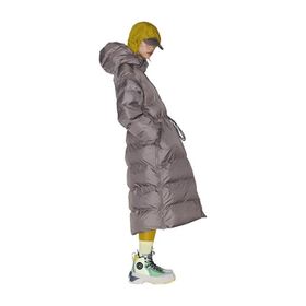 Adidas IT5737 Asmc Long Puffa Kahverengi Kadın Mont