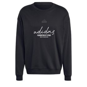 Adidas IW3542-001 Siyah Brand Love French Terry Sweatshirt Erkek Sweatshirt