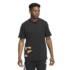 Adidas IW7847 Siyah TRAE FNDN TEE Basketbol Erkek T-Shirt