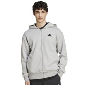 Adidas IW8597 Future Icons Doubleknit Full Zip Gri Erkek Ceket