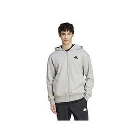 Adidas IW8597 Future Icons Doubleknit Full Zip Gri Erkek Ceket