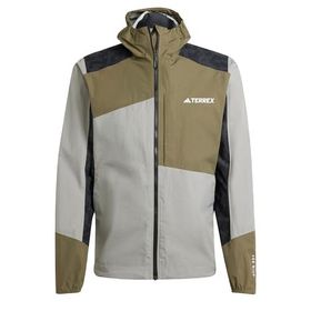 Adidas IW8876 Terrex XPR HYBR RR J Yeşil Erkek Outdoor Ceketi