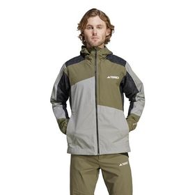 Adidas IW8876 Terrex XPR HYBR RR J Yeşil Erkek Outdoor Ceketi