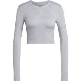 Adidas IW9829 By Stella McCartney Tst S Ls Gri Antrenman Kadın T-shirt
