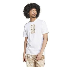 Adidas IX6743 Beyaz Camo Label TEE Günlük Erkek T-Shirt