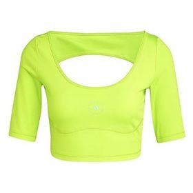 Adidas IX8072 Asmc Crop Yeşil Kadın T-shirt