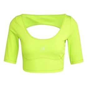 Adidas IX8072 Asmc Crop Yeşil Kadın T-shirt
