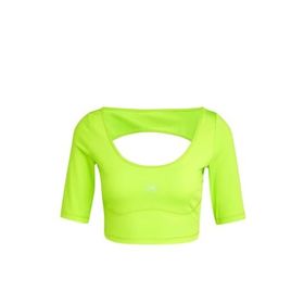 Adidas IX8072 Asmc Crop Yeşil Kadın T-shirt