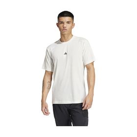 Adidas IX9054 Yoga Tee Beyaz Erkek Antrenman T-shirt