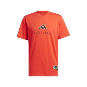 Adidas IY1156 Turuncu WWH Logo G T Basketbol Erkek T-Shirt