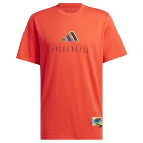 Adidas IY1156 Turuncu WWH Logo G T Basketbol Erkek T-Shirt