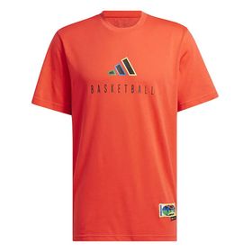 Adidas IY1156 Turuncu WWH Logo G T Basketbol Erkek T-Shirt