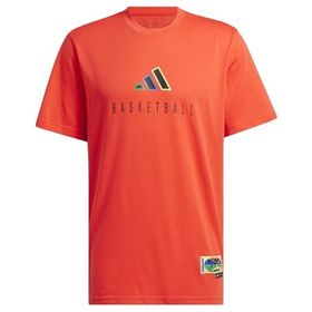 Adidas IY1156 Turuncu WWH Logo G T Basketbol Erkek T-Shirt
