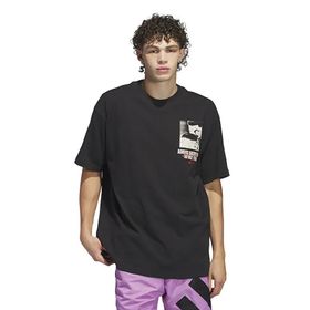 Adidas IY1593 Siyah AE GFX TEE Günlük Erkek T-Shirt