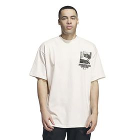 Adidas IY1594 AE GFX Tee Basketbol Bej Erkek T-Shirt