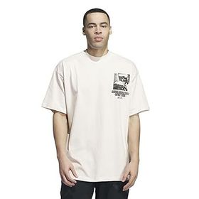 Adidas IY1594 AE GFX Tee Basketbol Bej Erkek T-Shirt