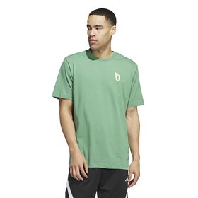 Adidas IY3728-001 Yeşil Damian Lillard Foundation Erkek T-Shirt