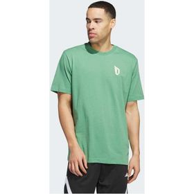 Adidas IY3728-001 Yeşil Damian Lillard Foundation Erkek T-Shirt
