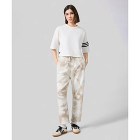 Adidas IY6862-001 ALL SZN Fleece Tie-Dye Barrel Leg Joggers Bej Kadın Eşofman Altı