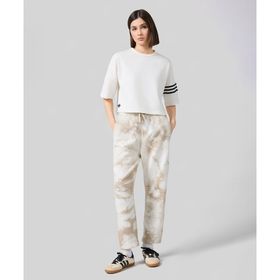 Adidas IY6862-001 ALL SZN Fleece Tie-Dye Barrel Leg Joggers Bej Kadın Eşofman Altı