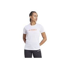 Adidas IY9421 Terrex W Mt Log Tech T Beyaz Kadın T-shirt