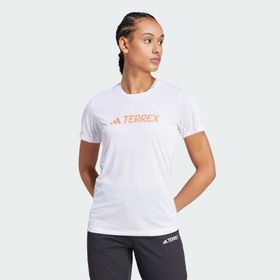 Adidas IY9421 Terrex W Mt Log Tech T Beyaz Kadın T-shirt
