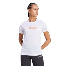 Adidas IY9421 Terrex W Mt Log Tech T Beyaz Kadın T-shirt