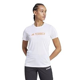 Adidas IY9421 Terrex W Mt Log Tech T Beyaz Kadın T-shirt